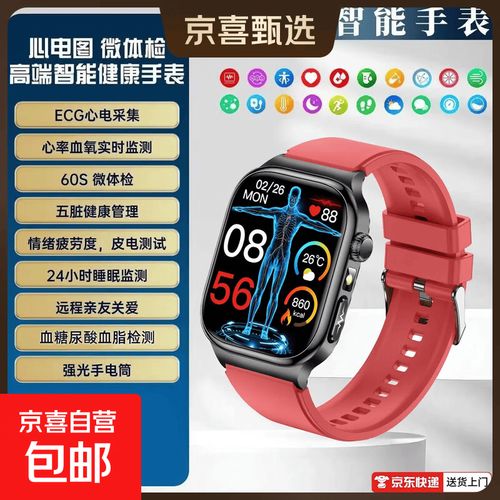 红色硅胶【五脏健康管理+远程亲友关爱】